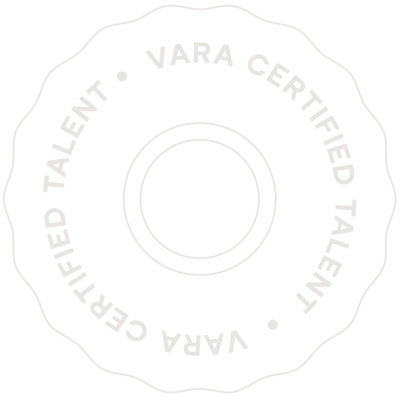 VARA Certified Talent badge